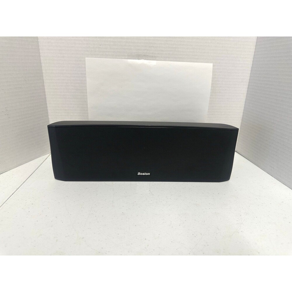 Boston Acoustics MicroCenter Center Speaker 8 Ohms Black Working Sounds Awesome